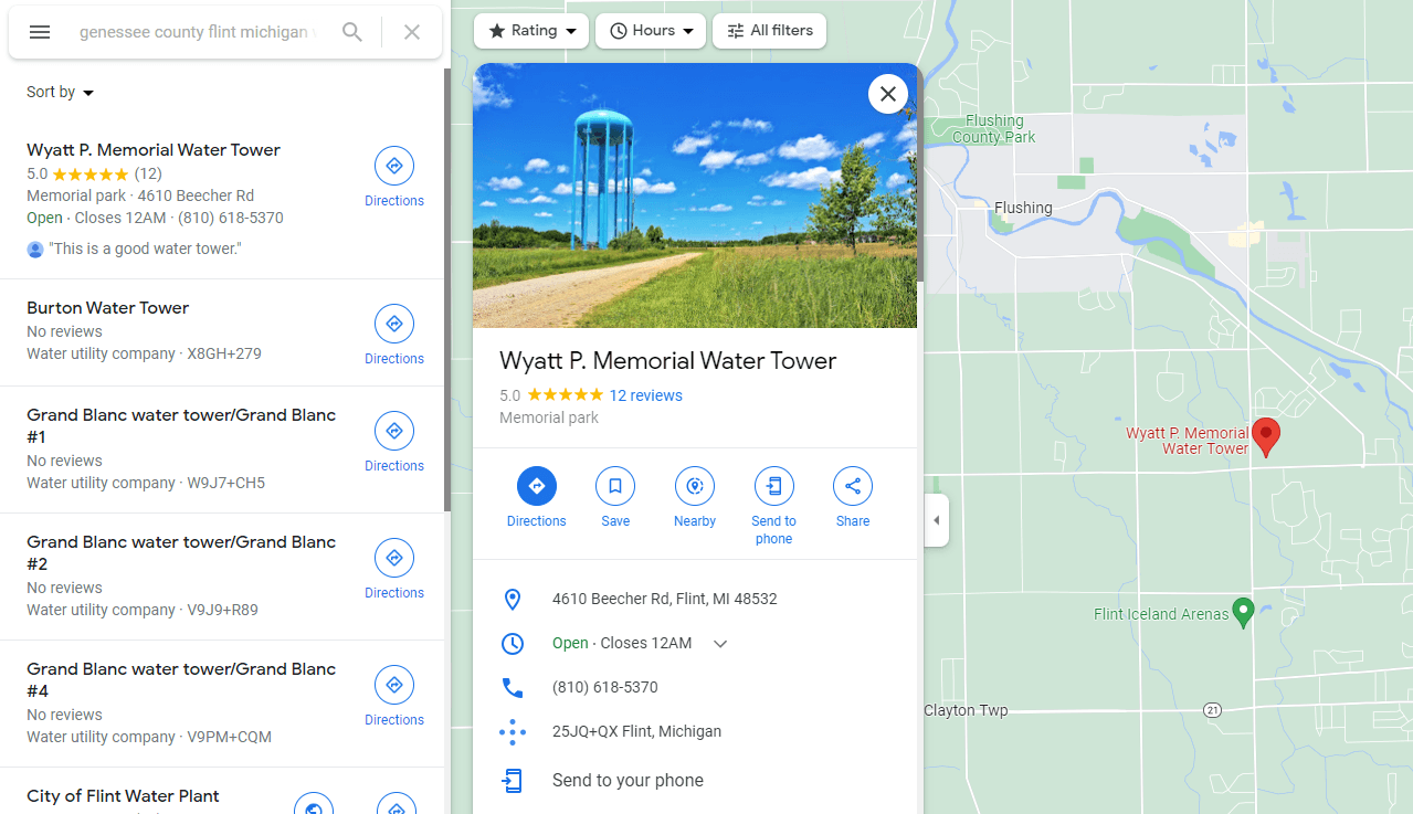 Google Maps Search