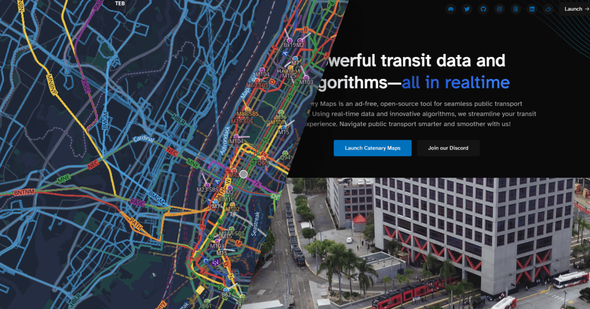 Catenary Maps